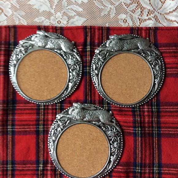 Vintage: Arthurs Court Rabbit {Hare} Coasters 6 - Picture 12 of 13